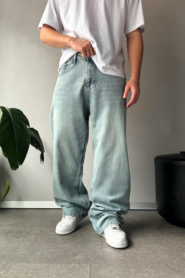 Çizgi Detay Baggy Jean