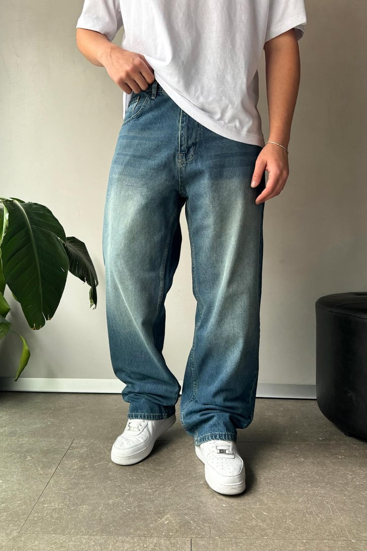 Çizgi Detay Baggy Jean