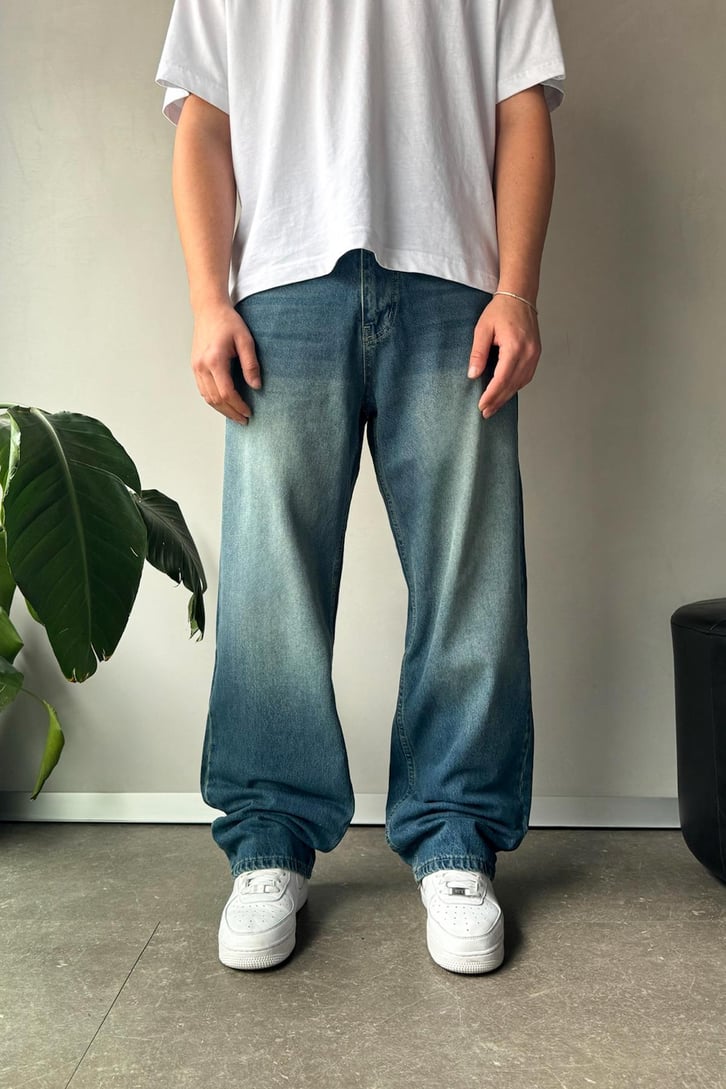 Çizgi Detay Baggy Jean
