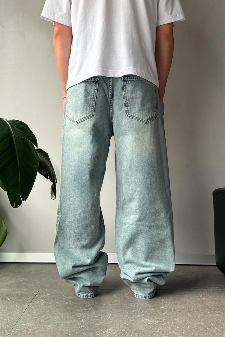 Çizgi Detay Baggy Jean
