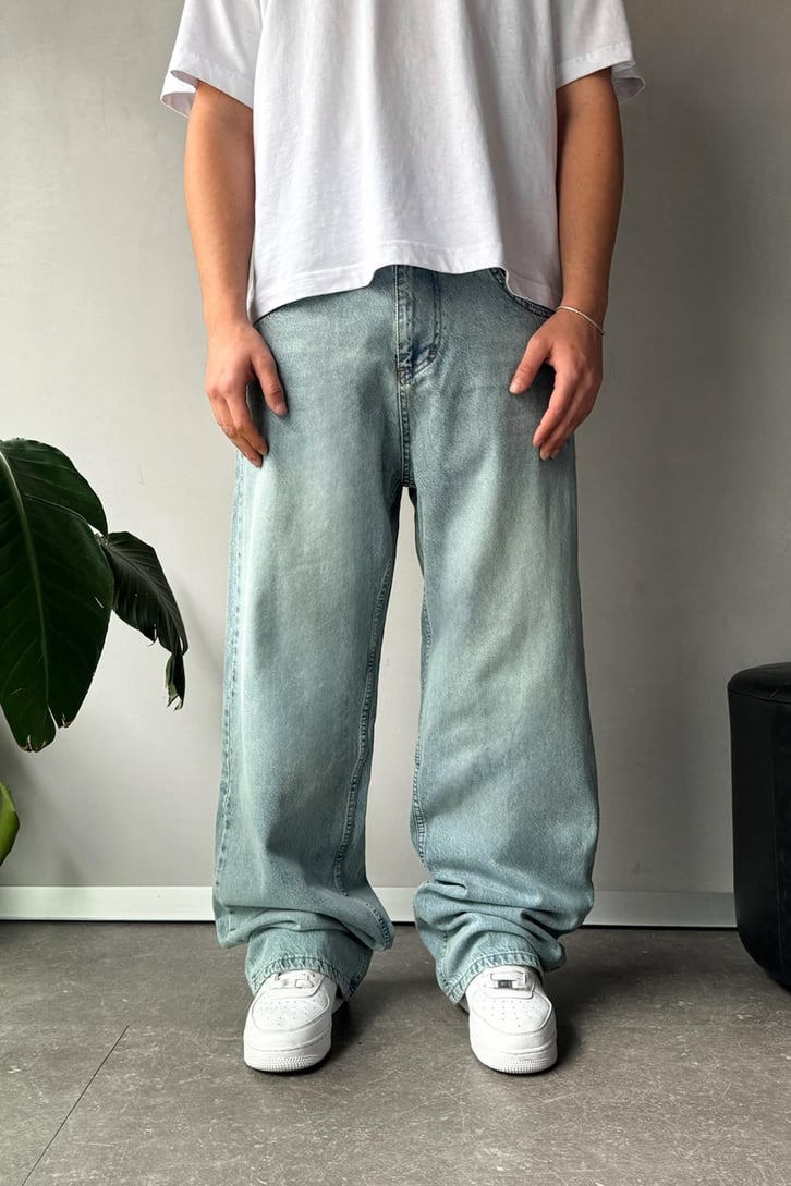 Çizgi Detay Baggy Jean