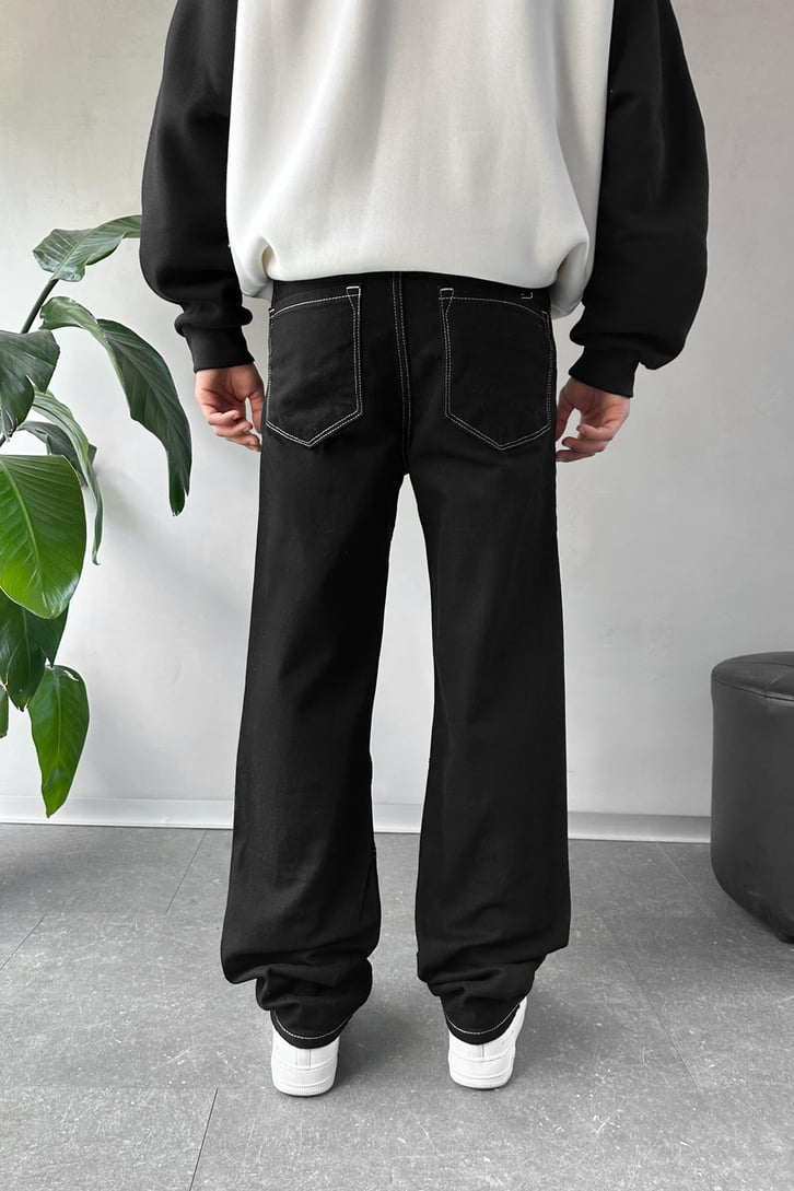 Çizgi Detaylı Regular Jean