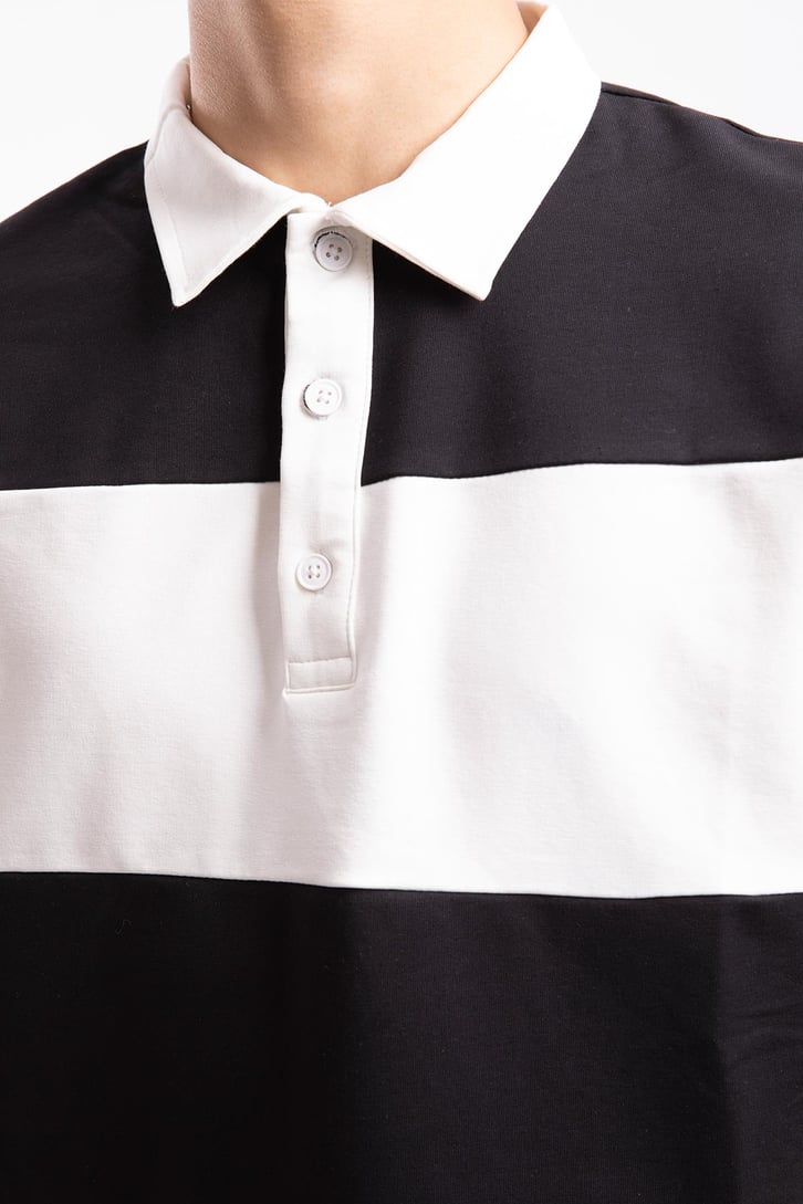 Çizgili  Polo Yaka Tshirt