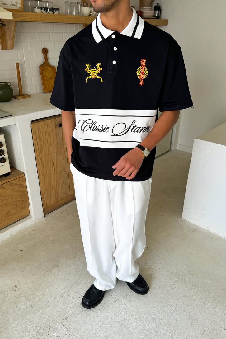 Classic Stance Ara Biyeli Polo Yaka Tişört