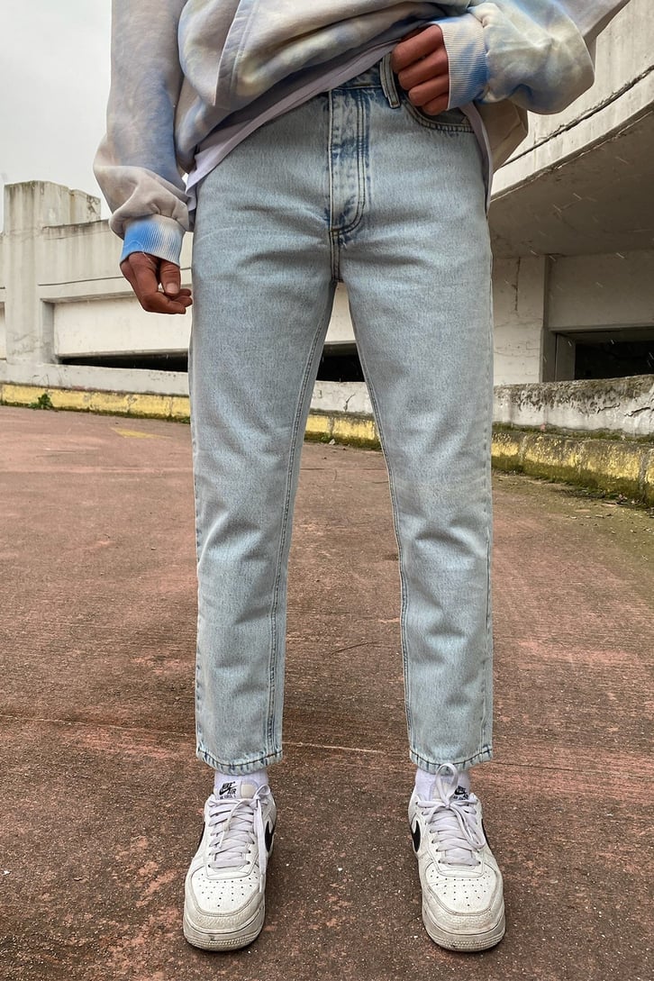 Cllsion İce Blue Mom Fit Jean