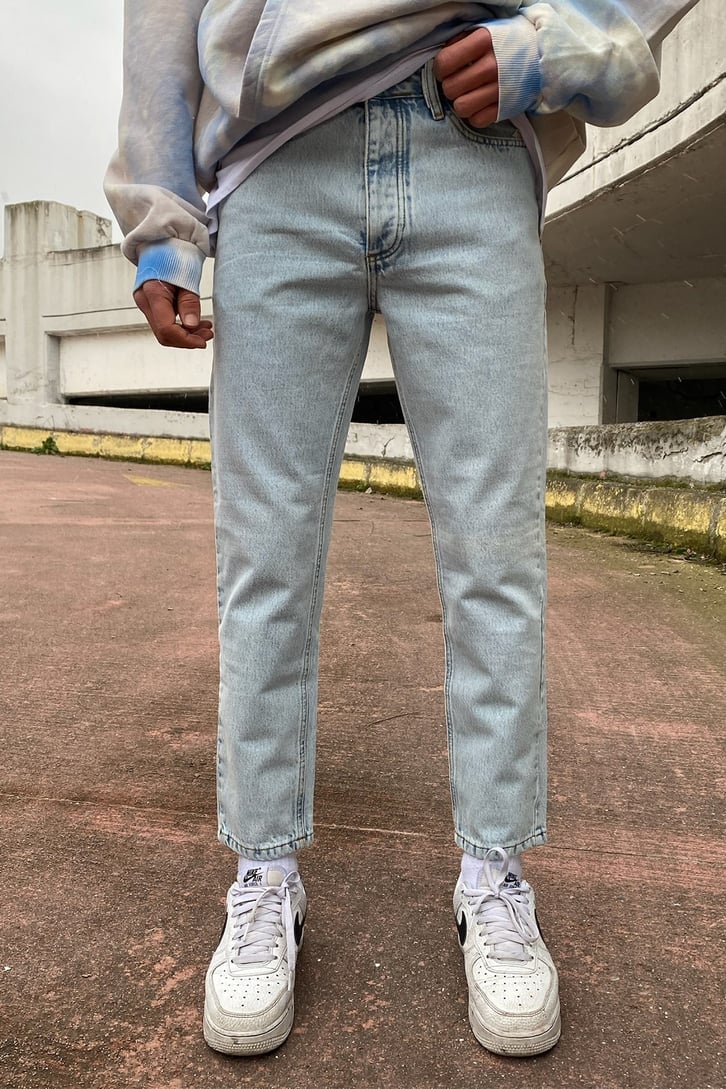 Cllsion İce Blue Mom Fit Jean