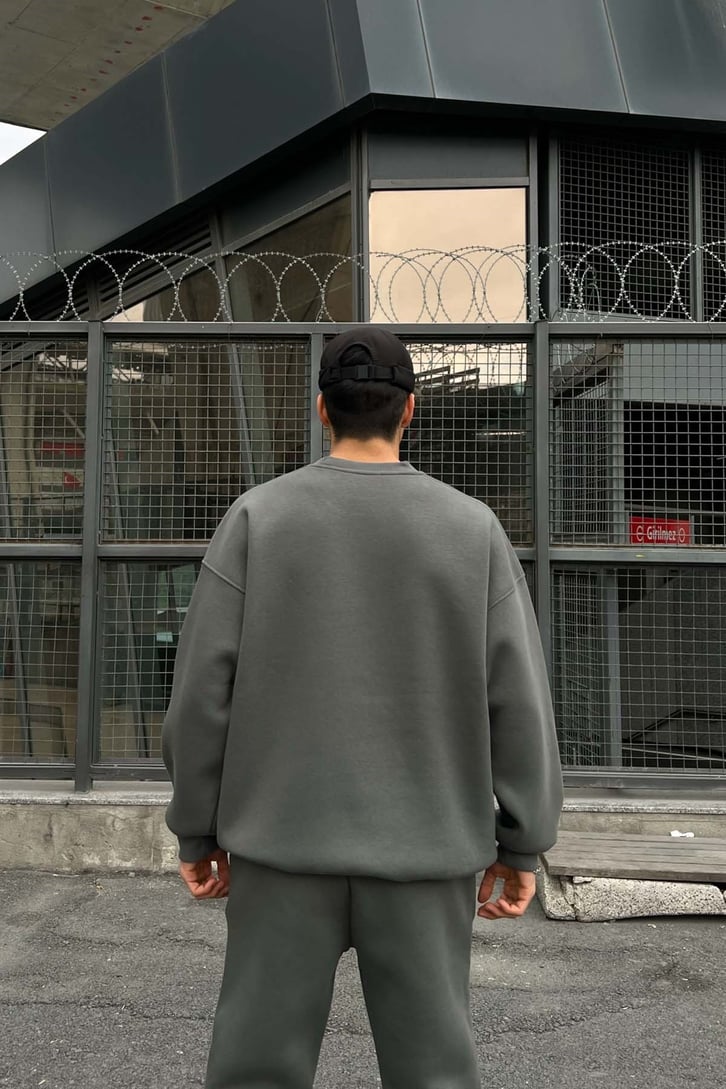 Club Kabarma Baskılı Füme Eşofman Takımı
