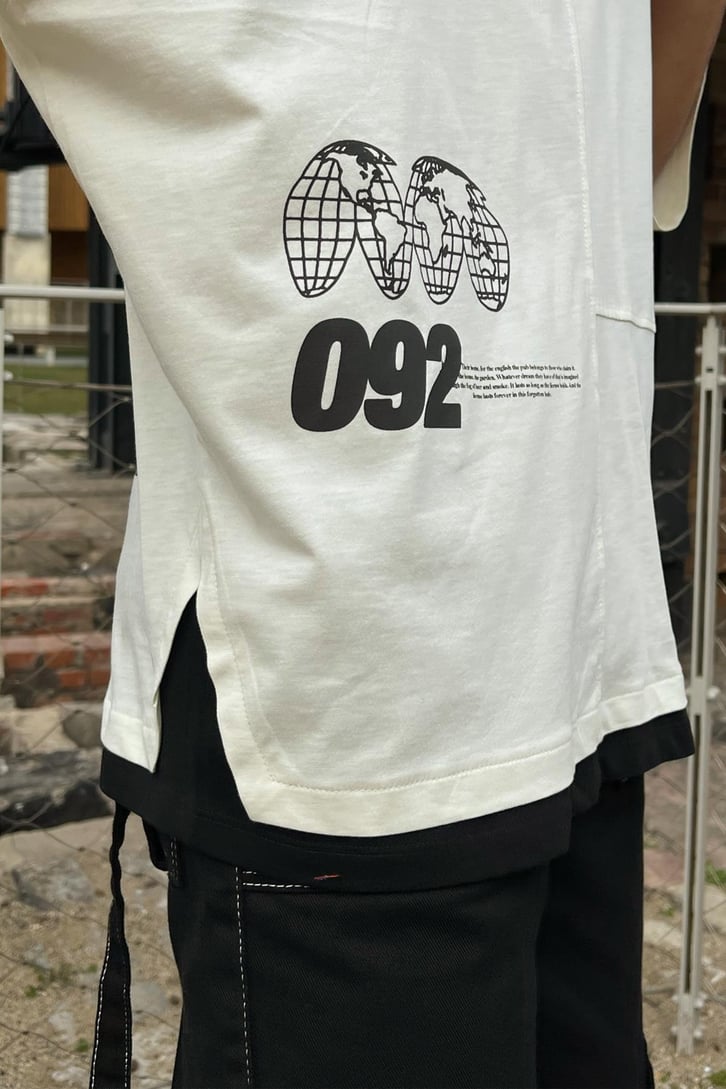 Cnstrct Dikiş Detaylı Oversize Tshirt