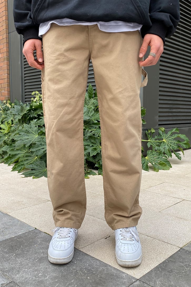 Collage Series Beige Losse Fit Skate Pant