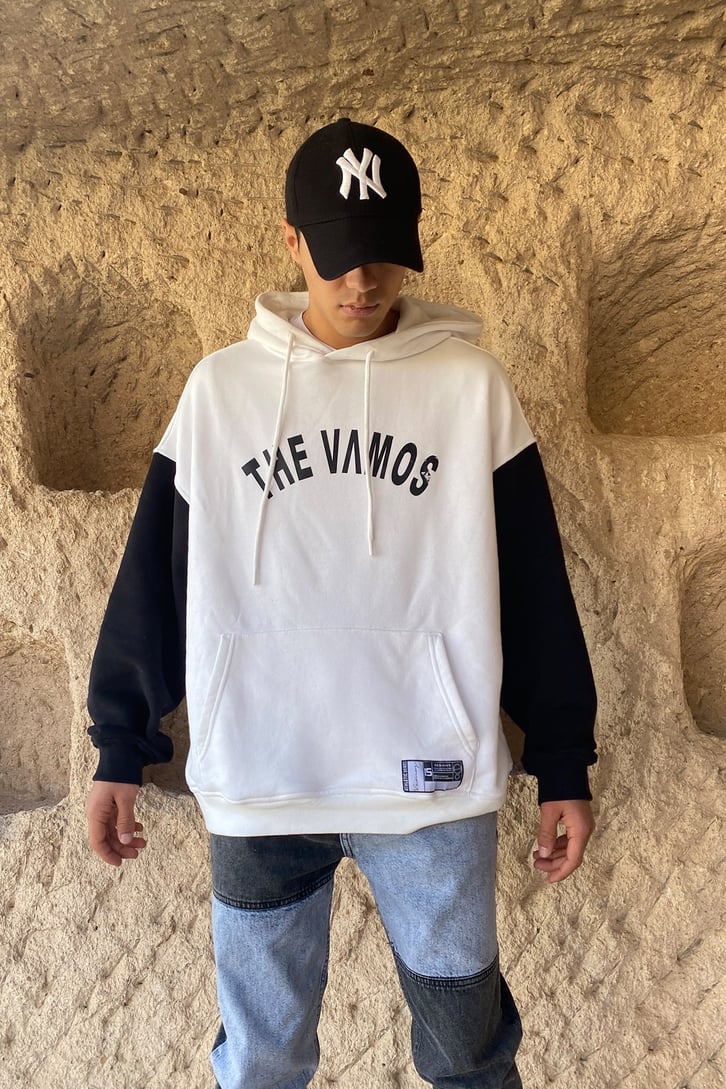 COLOR BLOCK OVERSIZE HOODIE