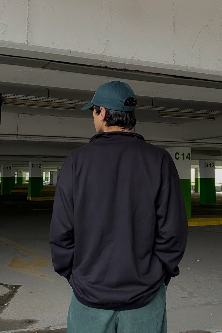 Colorado Moutains Oversize Semi Zip-Up Sweatshirt