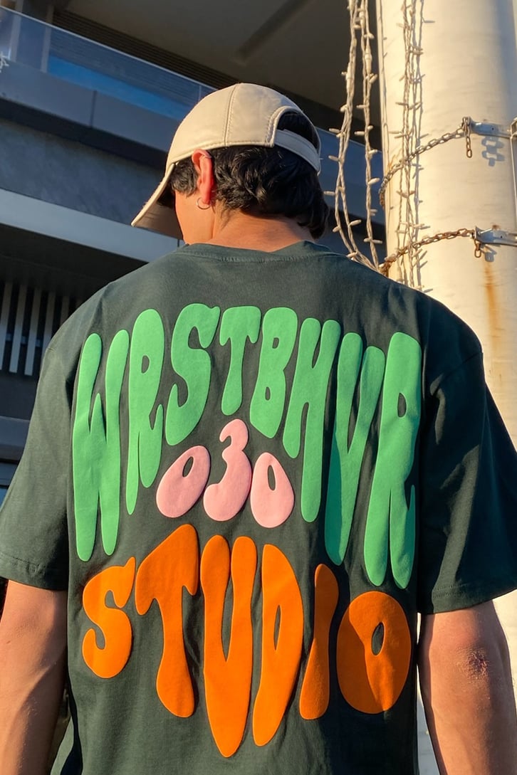Colorful Baskılı Oversize Tshirt