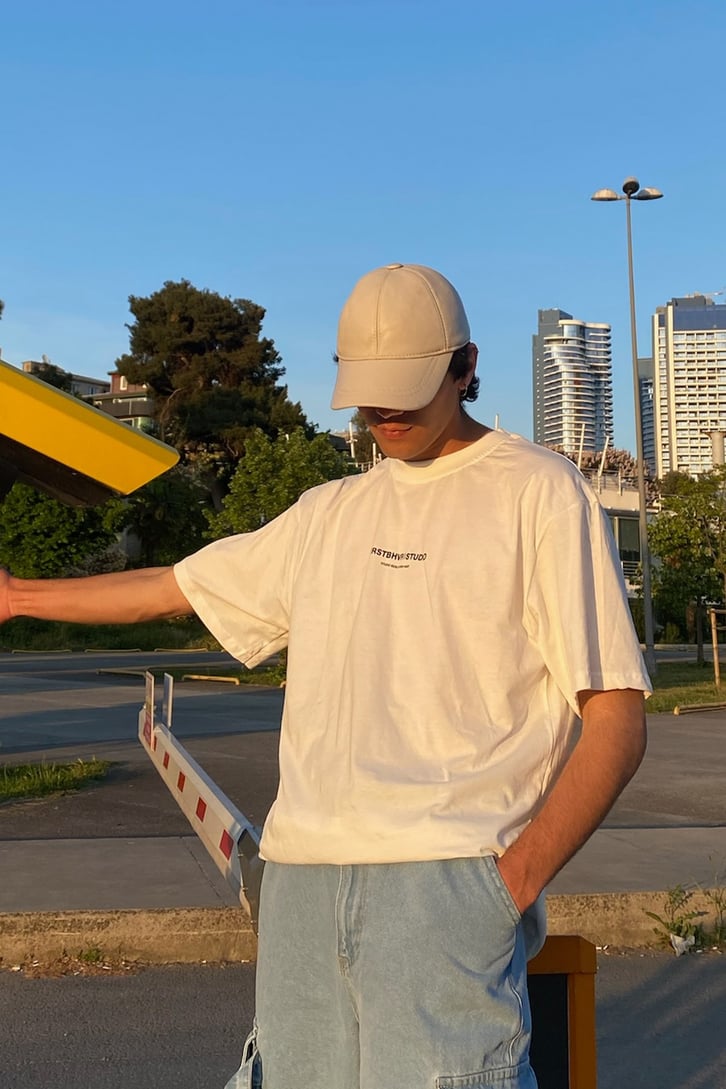 Colorful Baskılı Oversize Tshirt