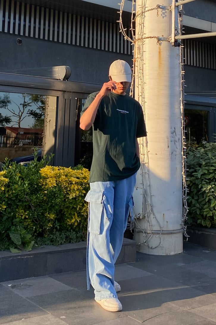 Colorful Baskılı Oversize Tshirt