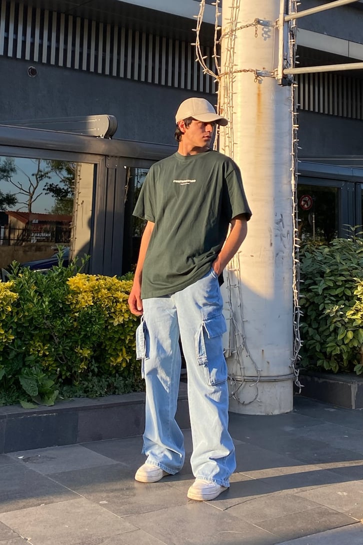 Colorful Baskılı Oversize Tshirt