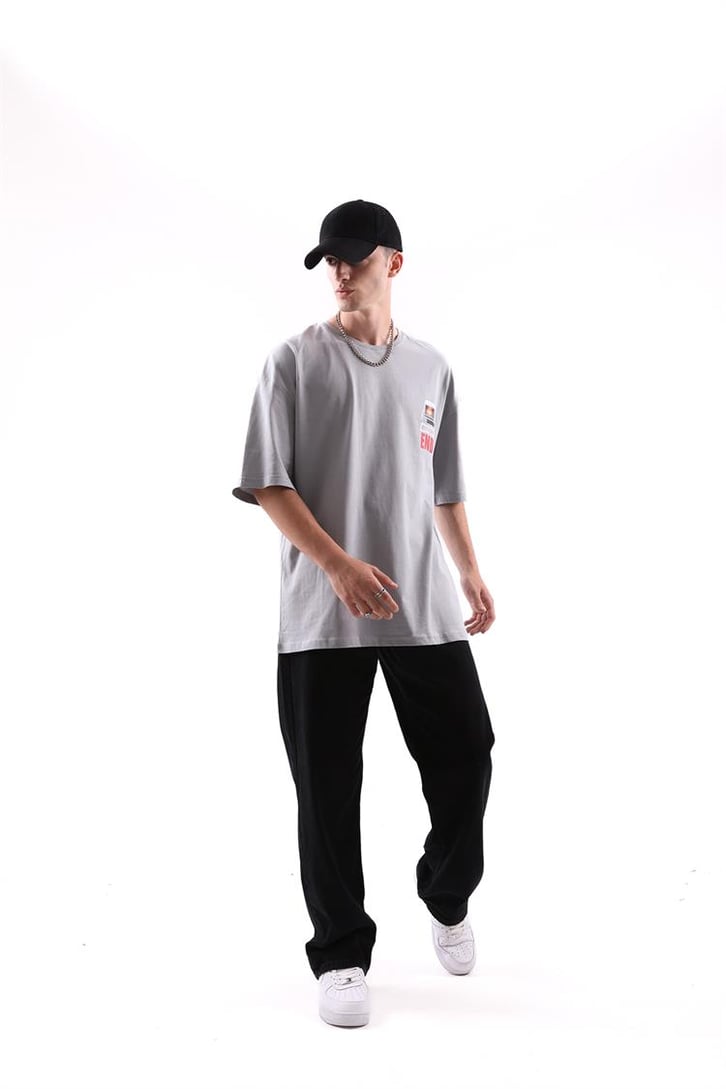Computer End Baskılı Oversize Tshirt