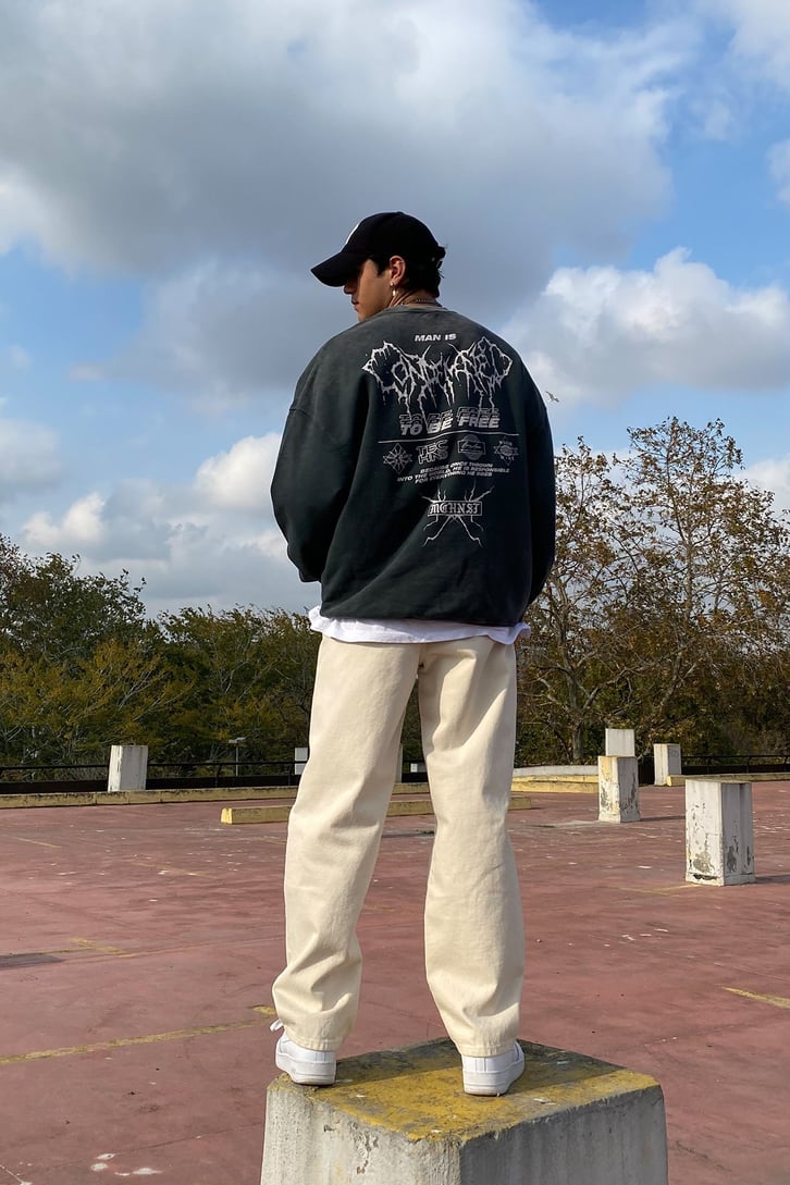 Condemned Oversize Washed Sweatshirt