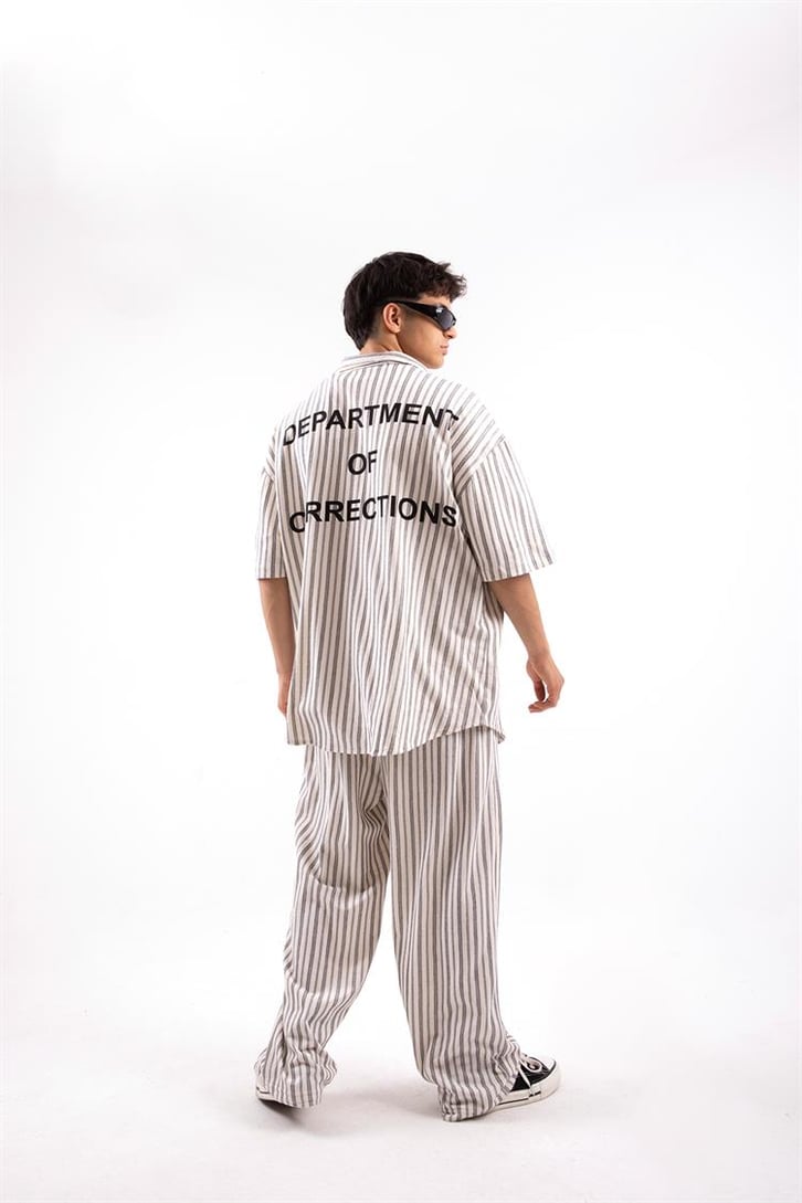 Corrections Çizgili Oversize Takım