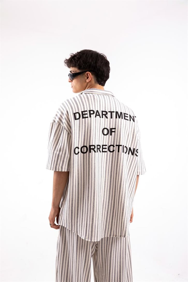 Corrections Çizgili Oversize Takım
