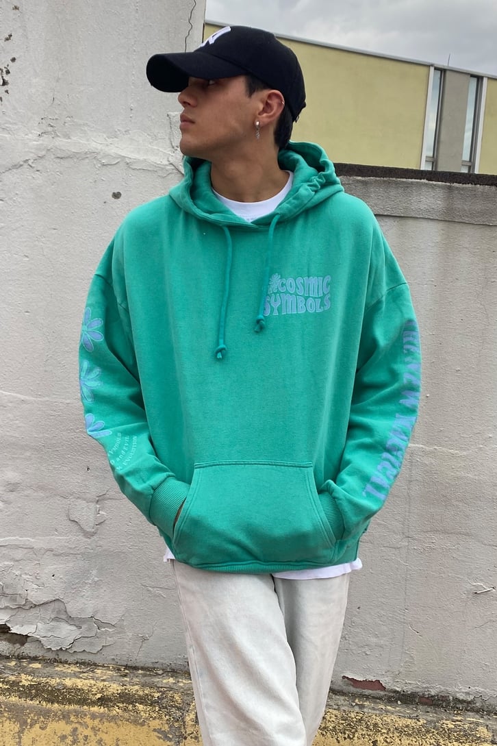 COSMIC SYMBOLS BASKILI OVERSIZE HOODIE