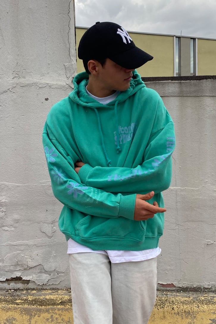 COSMIC SYMBOLS BASKILI OVERSIZE HOODIE