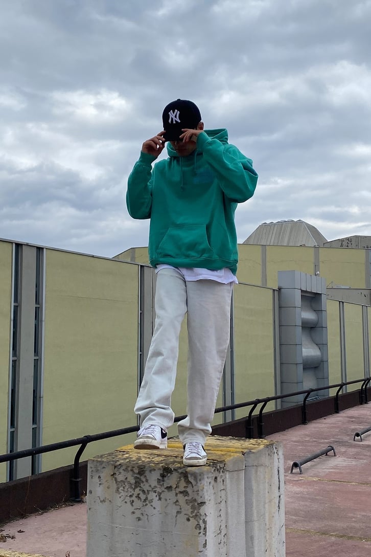 COSMIC SYMBOLS BASKILI OVERSIZE HOODIE