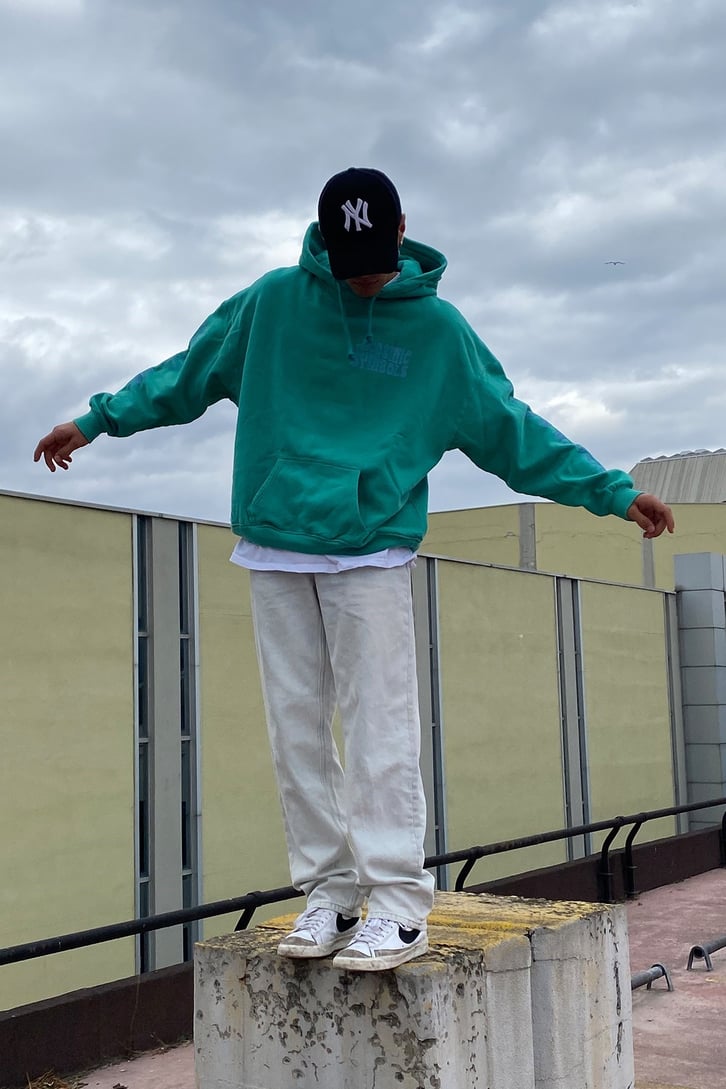 COSMIC SYMBOLS BASKILI OVERSIZE HOODIE