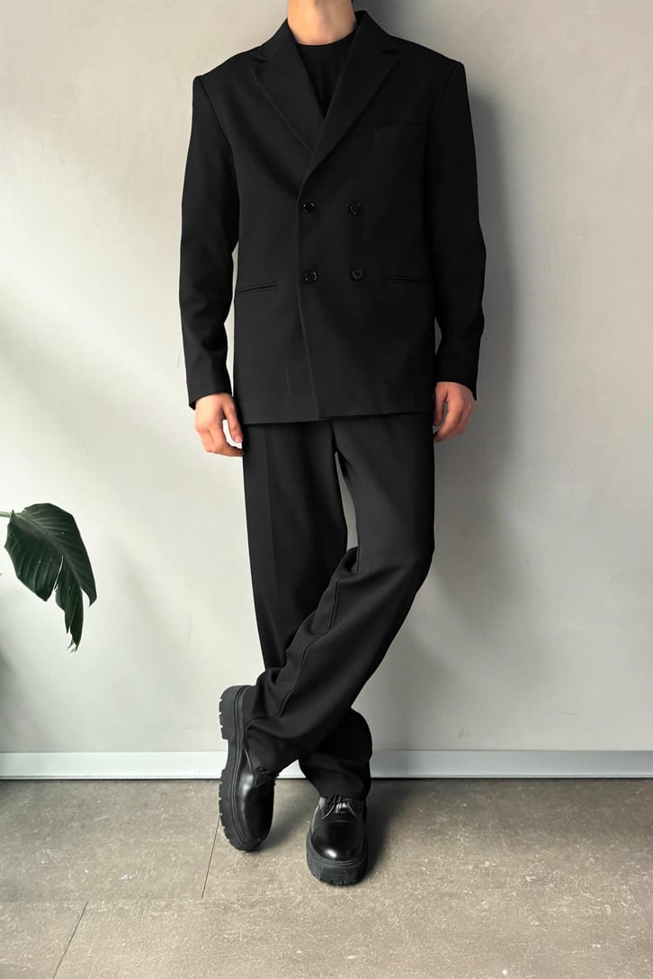 Cozy Oversize Kruvaze Takım Elbise