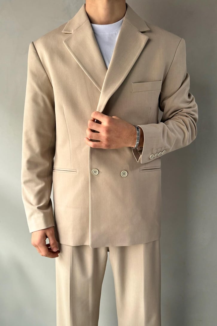 Cozy Oversize Kruvaze Takım Elbise