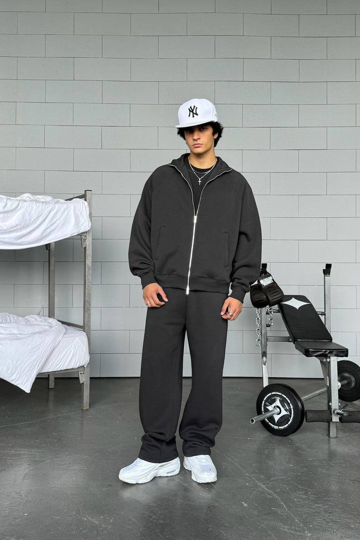 Cozy Track Zip Sweatshirt