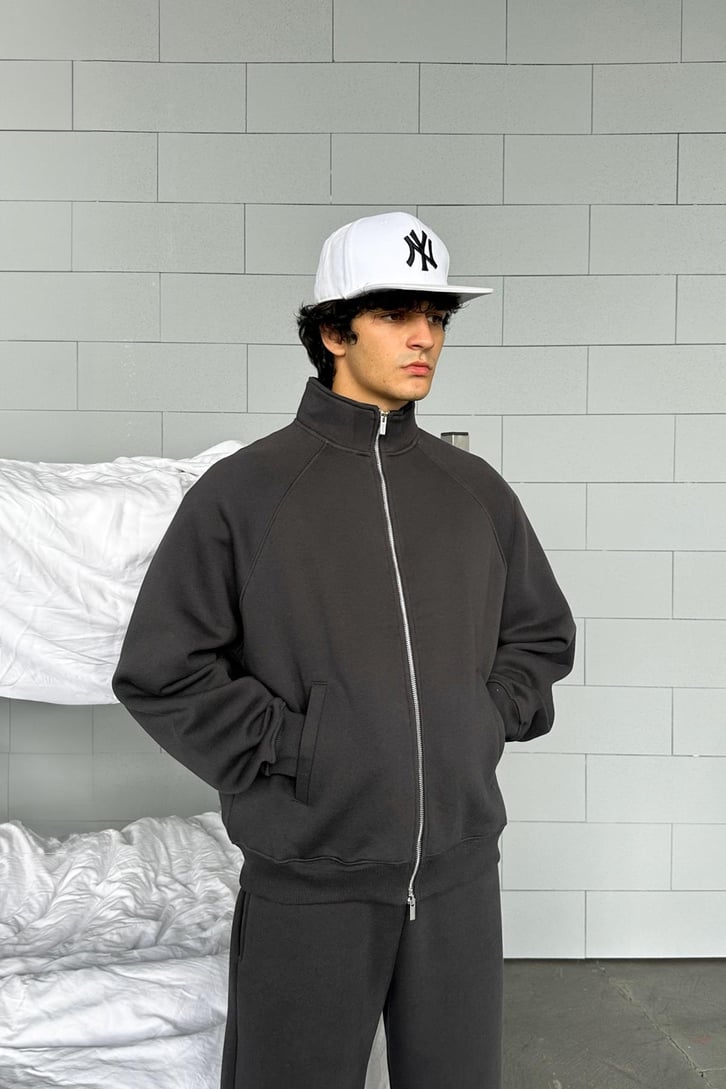 Cozy Track Zip Sweatshirt