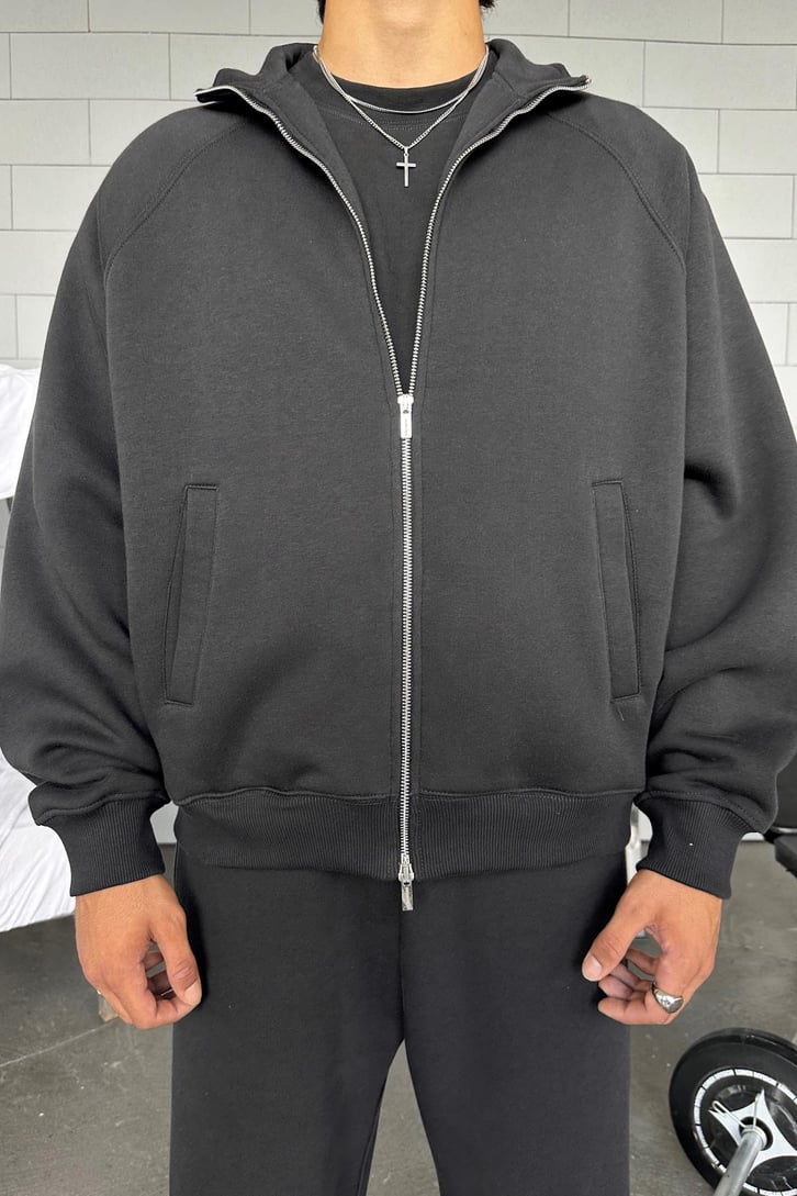 Cozy Track Zip Sweatshirt