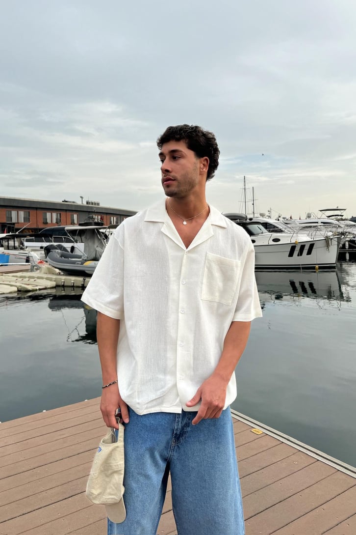 Create Dreams Nakış Detay Kısa Kol Gömlek