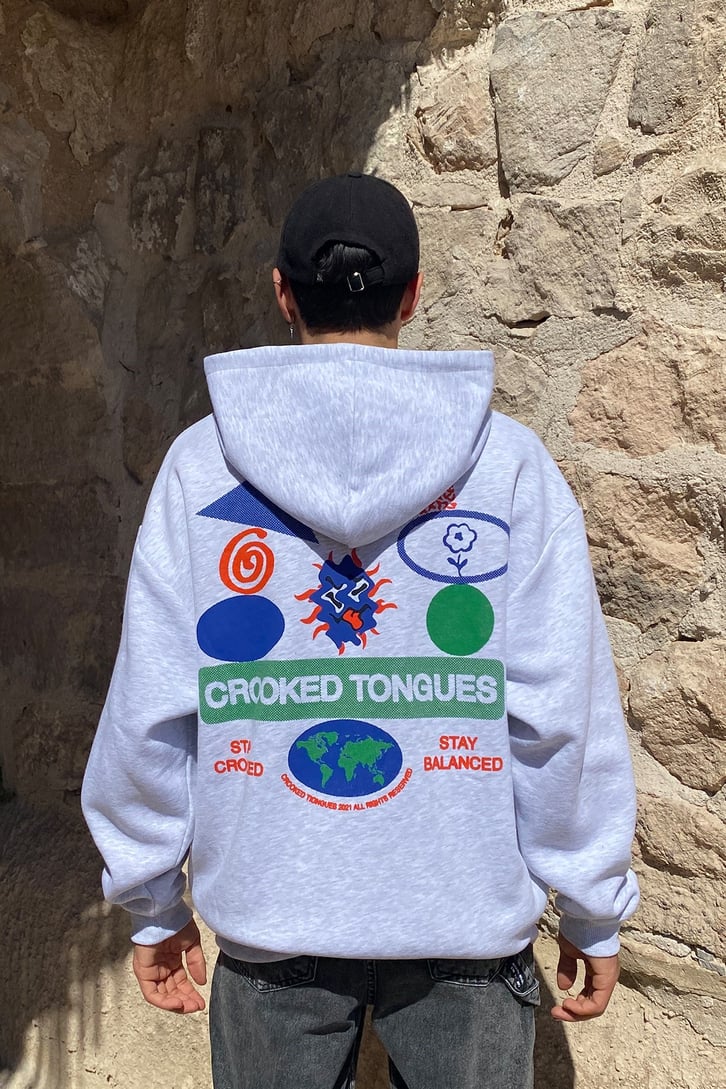 CROOKED TONGUES BASKILI OVERSIZE HOODIE