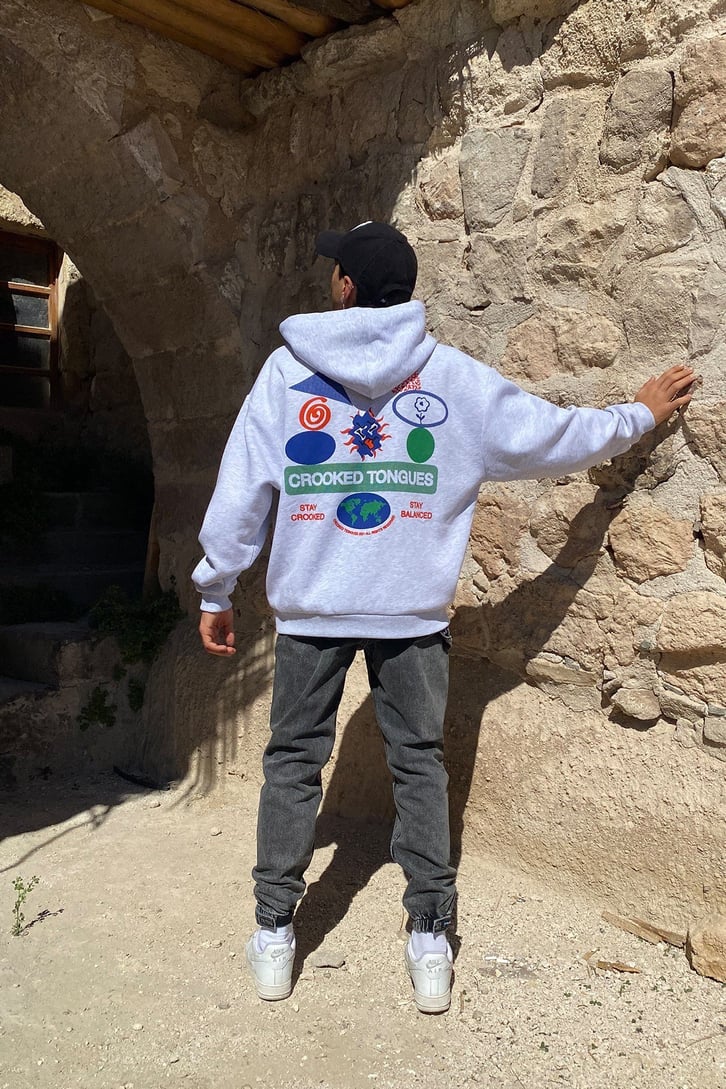 CROOKED TONGUES BASKILI OVERSIZE HOODIE