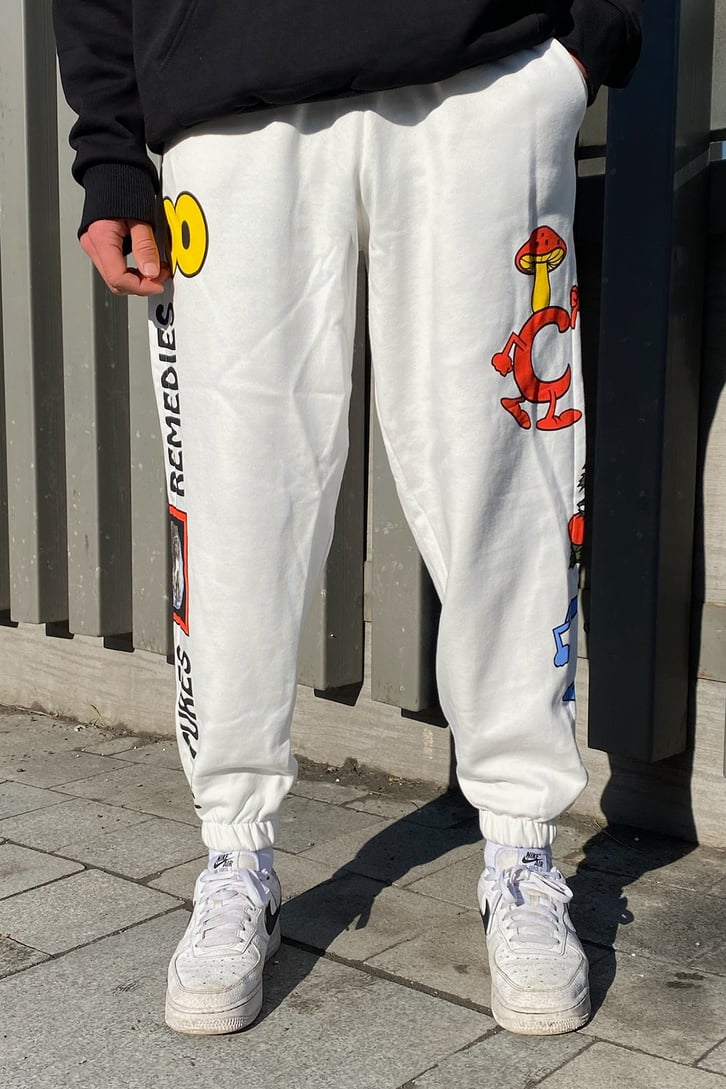 Crooked Tongues Oversize Printed Premium Sweatpant