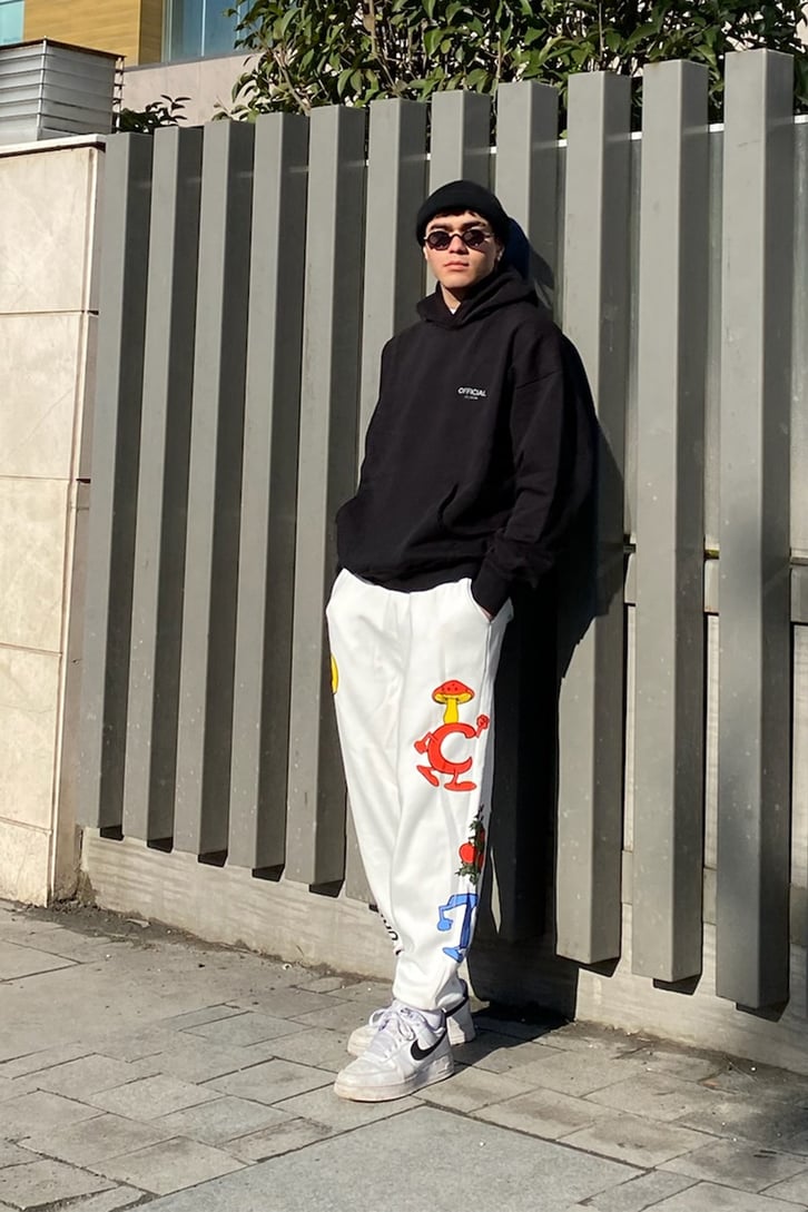 Crooked Tongues Oversize Printed Premium Sweatpant