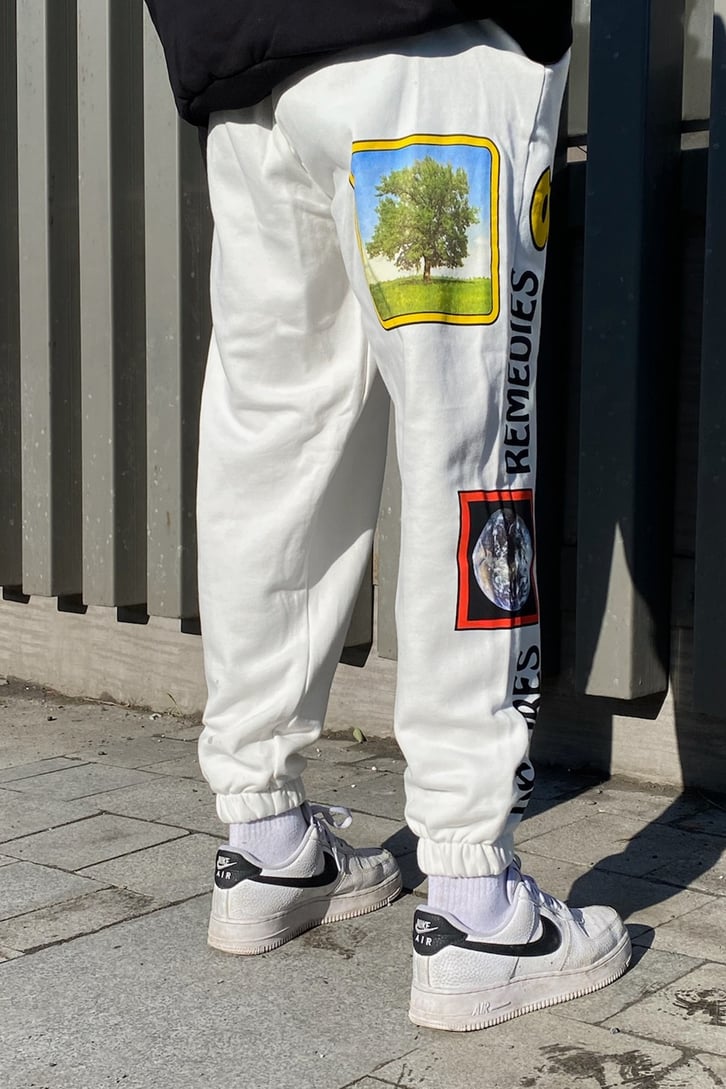 Crooked Tongues Oversize Printed Premium Sweatpant