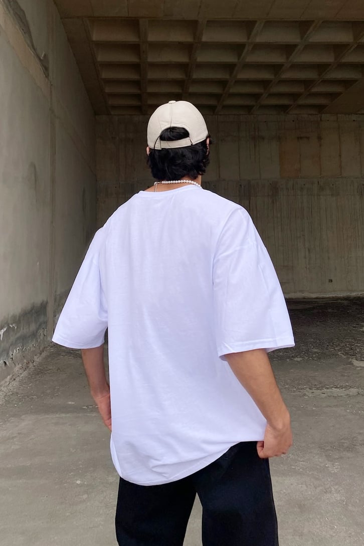Culture Capsule Baskılı Oversize Tshirt