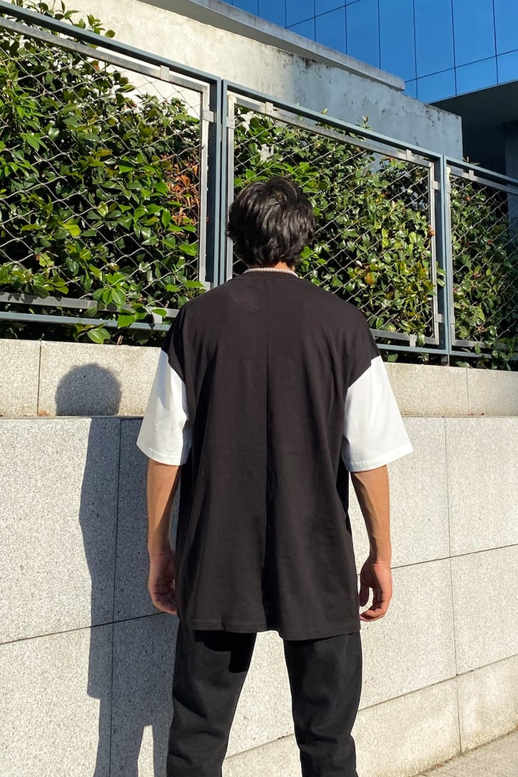 Culture Nakışlı  Ekru Oversize Tshirt