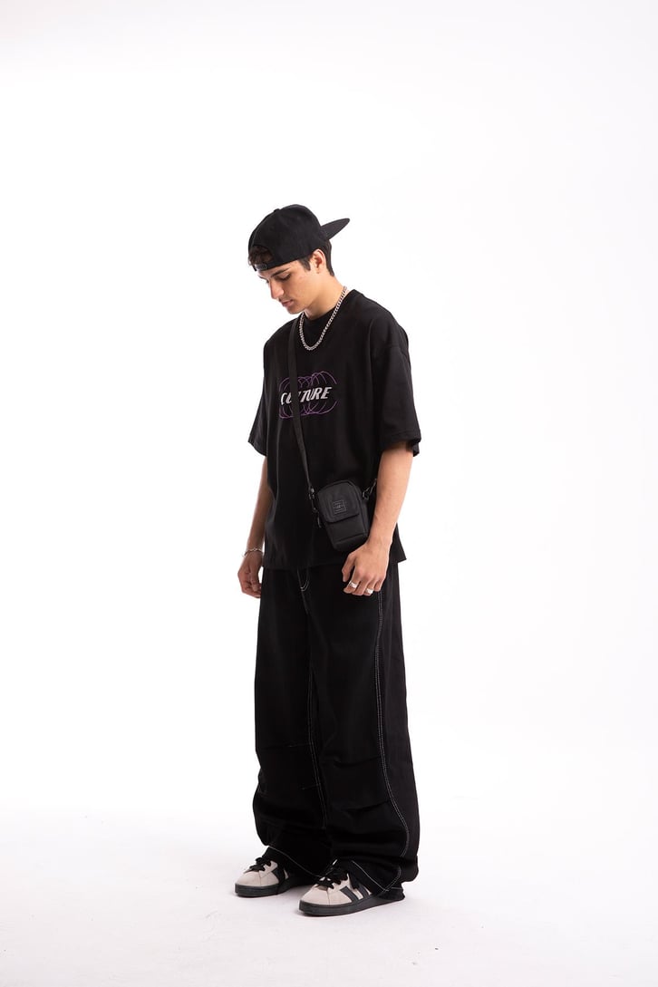 Culture Nakışlı Oversize Tshirt