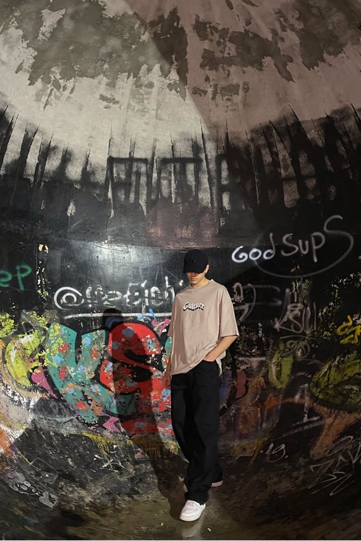 Culture Printed Oversized  Tshirt