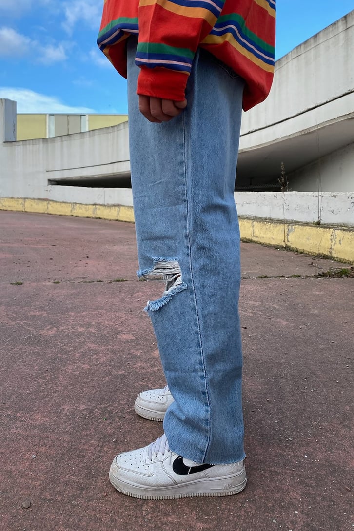 Cut Leg Oversize Premium Losse Fit Jean