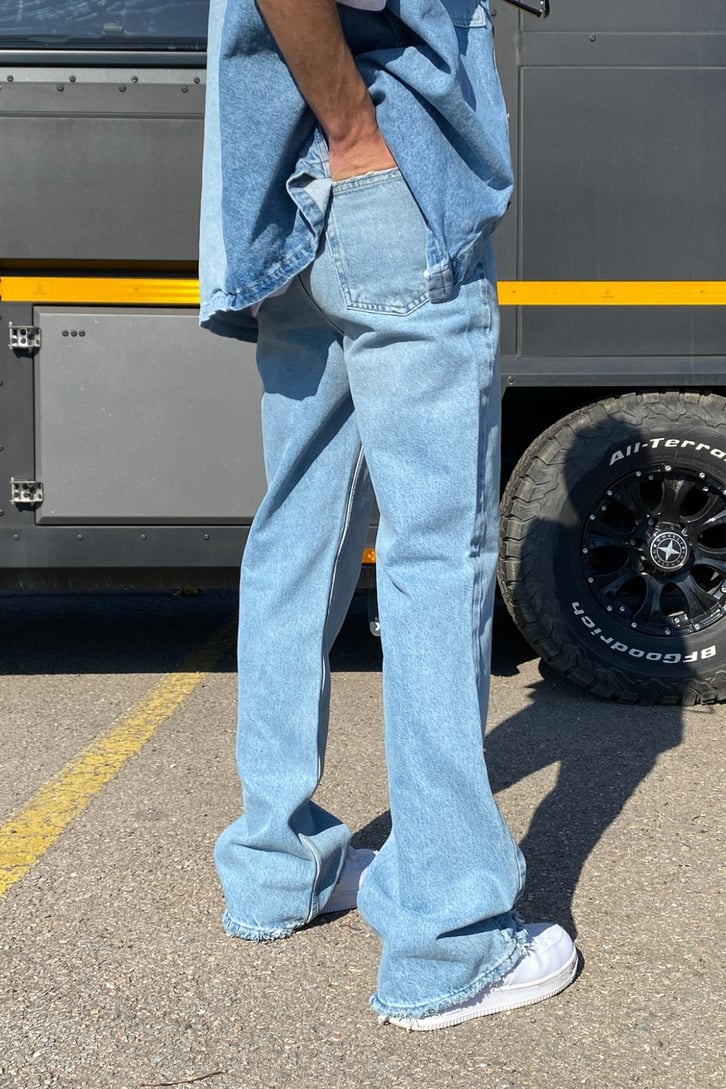 Cut Leg Premium Palazzo Jean