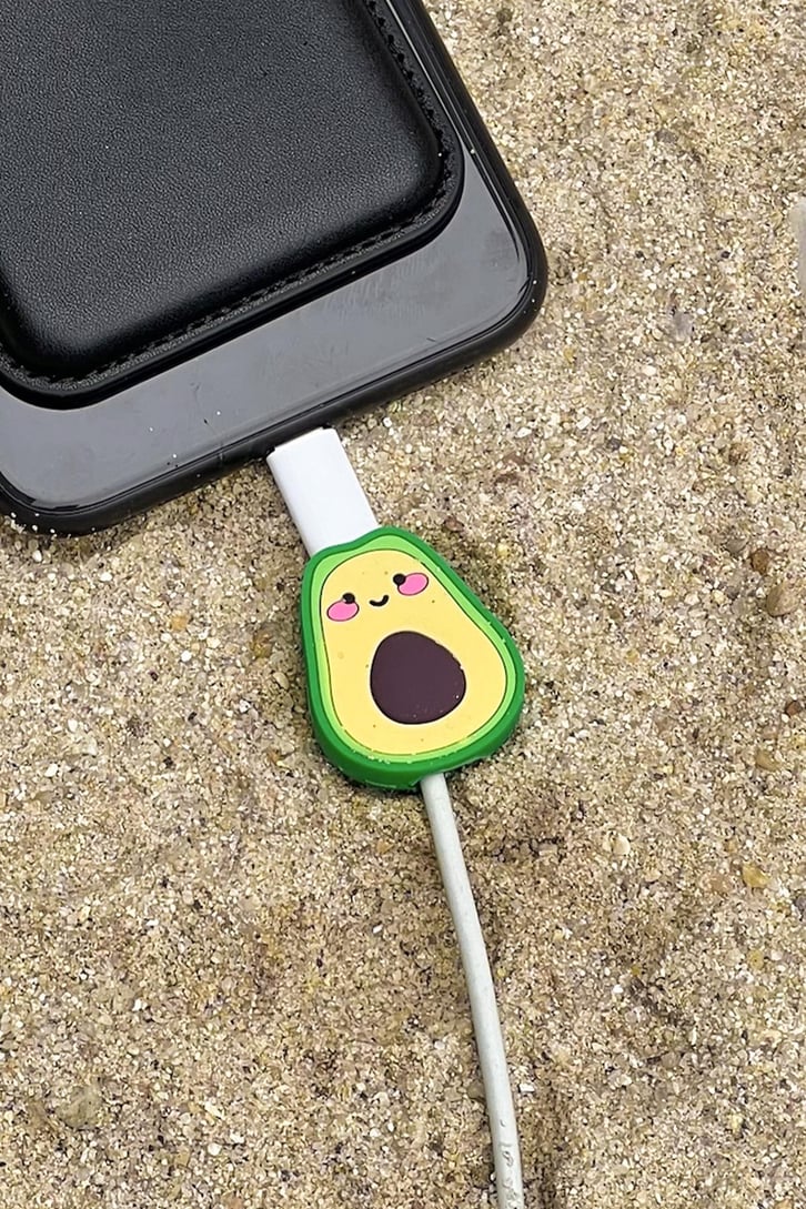 Cute Avocado Kablo Koruyucu