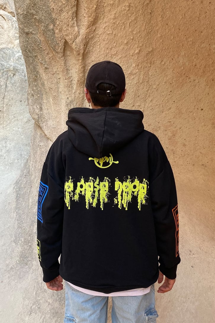 Da Pasa Oversize Printed Hoodie