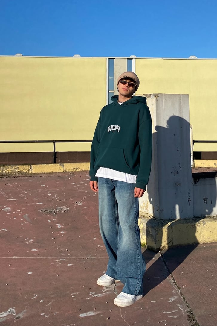 Dark Blue Extra Baggy Fit Premium Jean