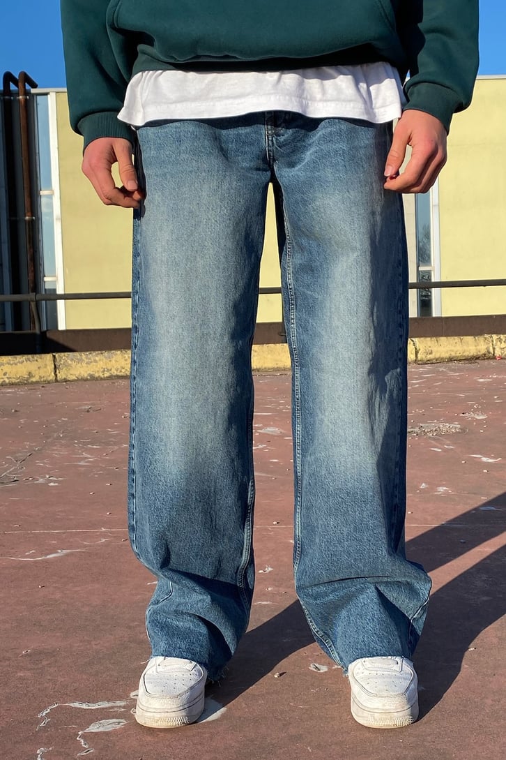 Dark Blue Extra Baggy Fit Premium Jean
