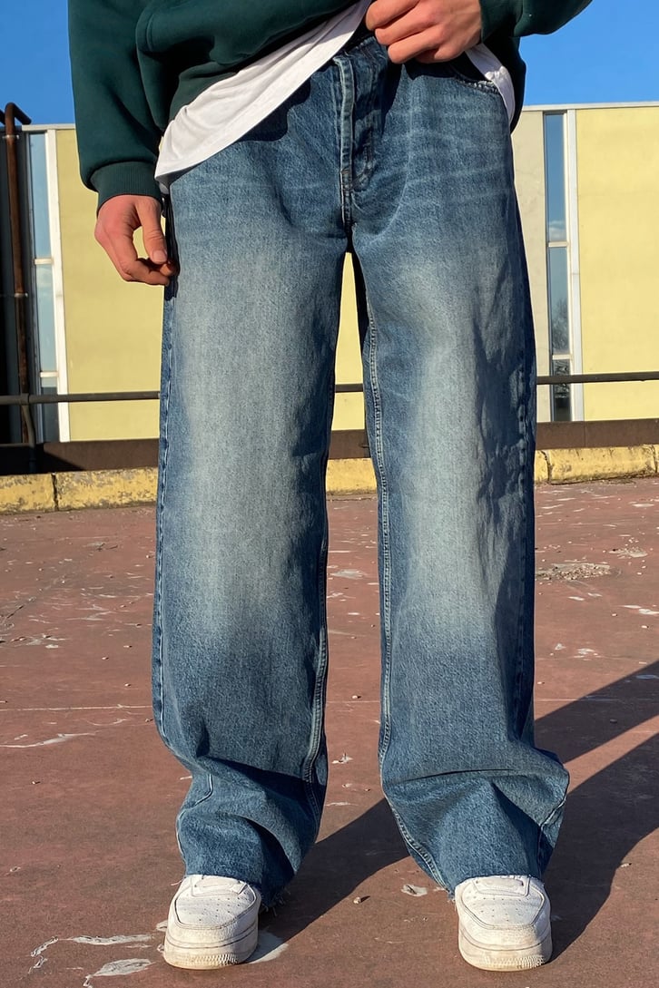 Dark Blue Extra Baggy Fit Premium Jean