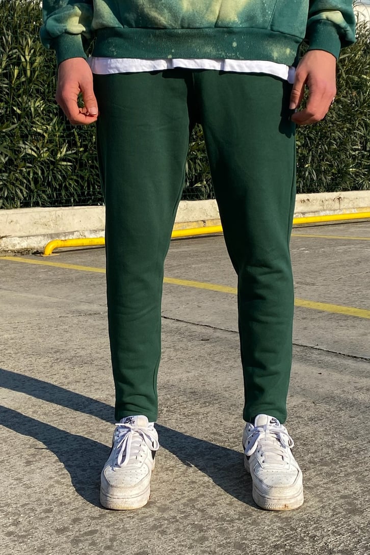 Dark Green Skinny Fit Sweatpant